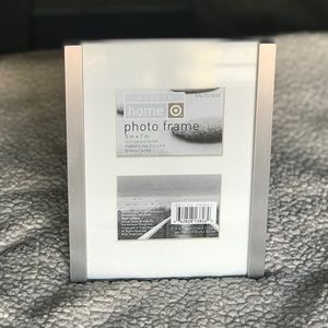 *SOLD*Target Brushed Silver & Glass Picture Frame *SOLD*
